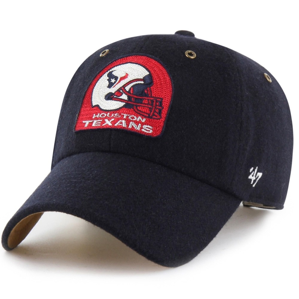 Unisex Stoney Clover Lane X 47 Wool Navy Houston Texans Clean up Adjustable Hat